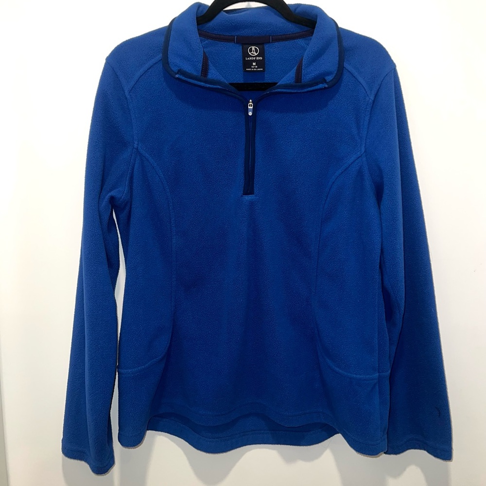 Lands’ End Fleece Quarter Zip